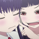Even Haruo has difficulty telling the sisters apart.